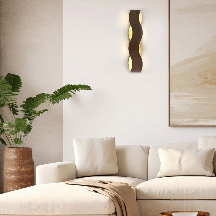 Eurofase QN-VAUGHAN-1W-BRZ-GD Vaughan LED Wall Light Bronze and Brushed Gold