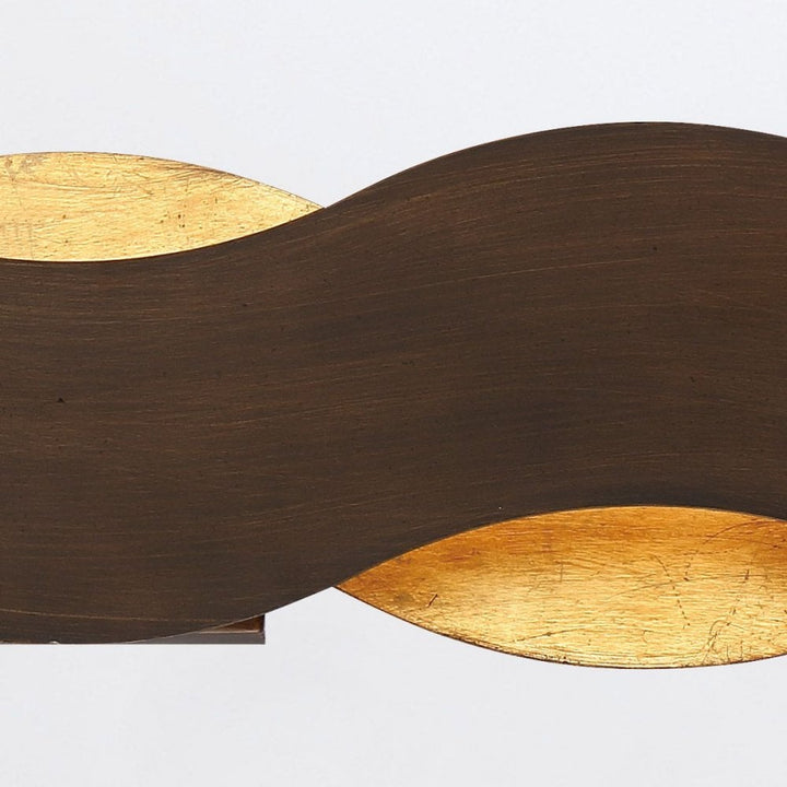 Eurofase QN-VAUGHAN-1W-BRZ-GD Vaughan LED Wall Light Bronze and Brushed Gold