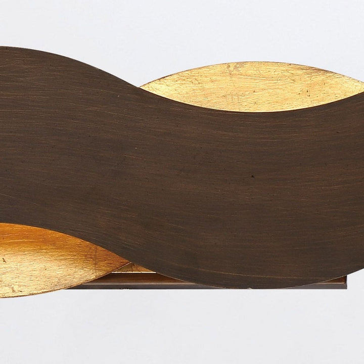 Eurofase QN-VAUGHAN-1W-BRZ-GD Vaughan LED Wall Light Bronze and Brushed Gold