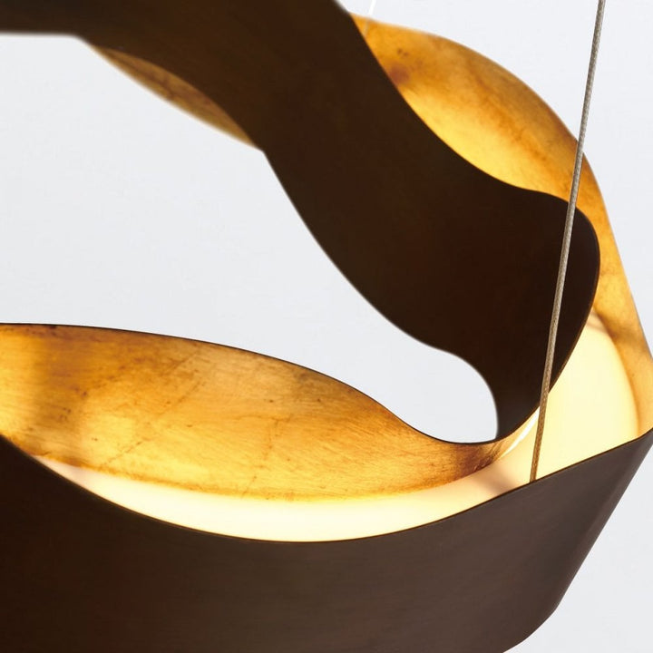 Eurofase QN-VAUGHAN-P-M-BRZ-GD Vaughan LED Chandelier Medium Bronze and Brushed Gold