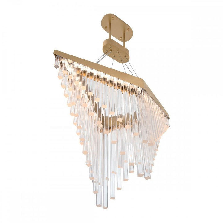 Eurofase QN-VIVIEN-P-L-BG Vivien LED Chandelier Brushed Gold