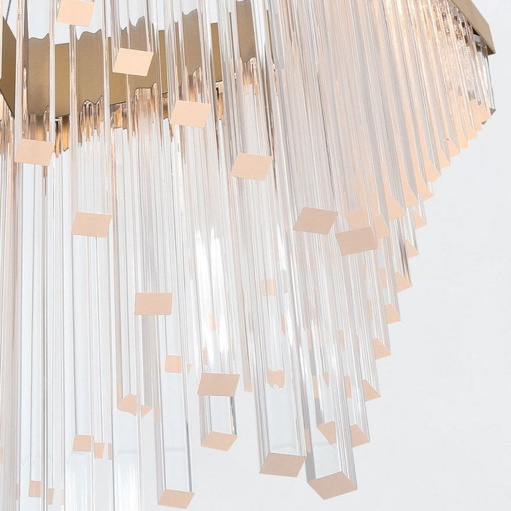 Eurofase QN-VIVIEN-P-L-BG Vivien LED Chandelier Brushed Gold