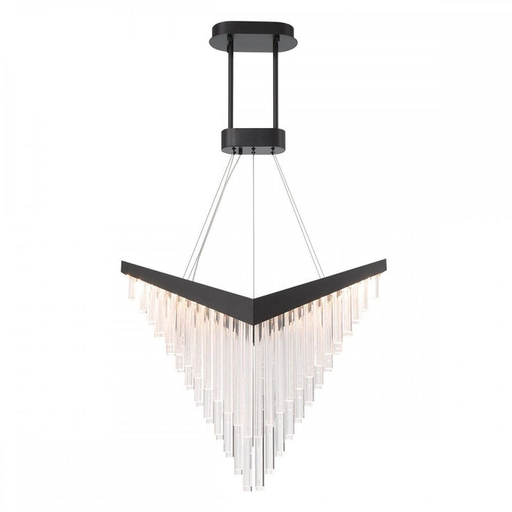 Eurofase QN-VIVIEN-P-L-BK Vivien LED Chandelier Matte Black