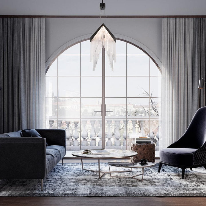 Eurofase QN-VIVIEN-P-L-BK Vivien LED Chandelier Matte Black