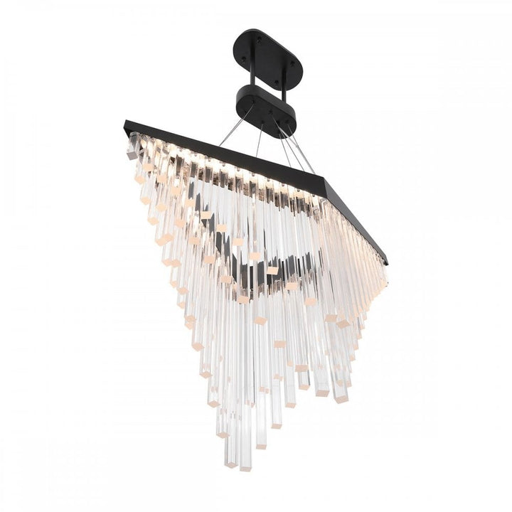 Eurofase QN-VIVIEN-P-L-BK Vivien LED Chandelier Matte Black
