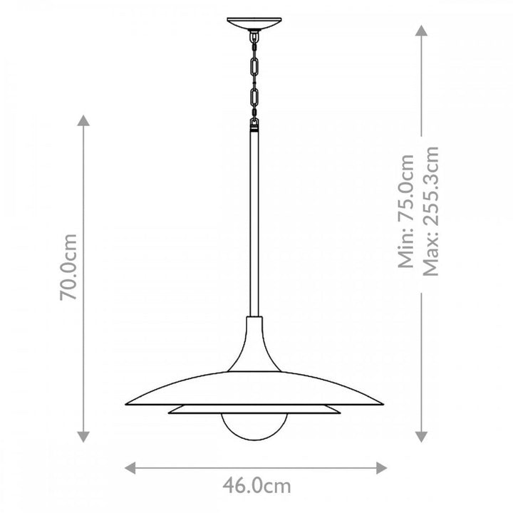 Eurofase QN-WELSH-P-BK Welsh LED Pendant Light Matte Black