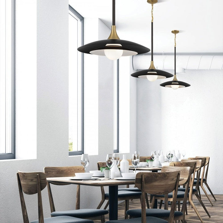 Eurofase QN-WELSH-P-BK Welsh LED Pendant Light Matte Black