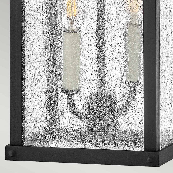 Hinkley Lighting HK-BEACON-HILL-M-MB Beacon Hill 2 Light Outdoor Medium Wall Lantern Museum Black