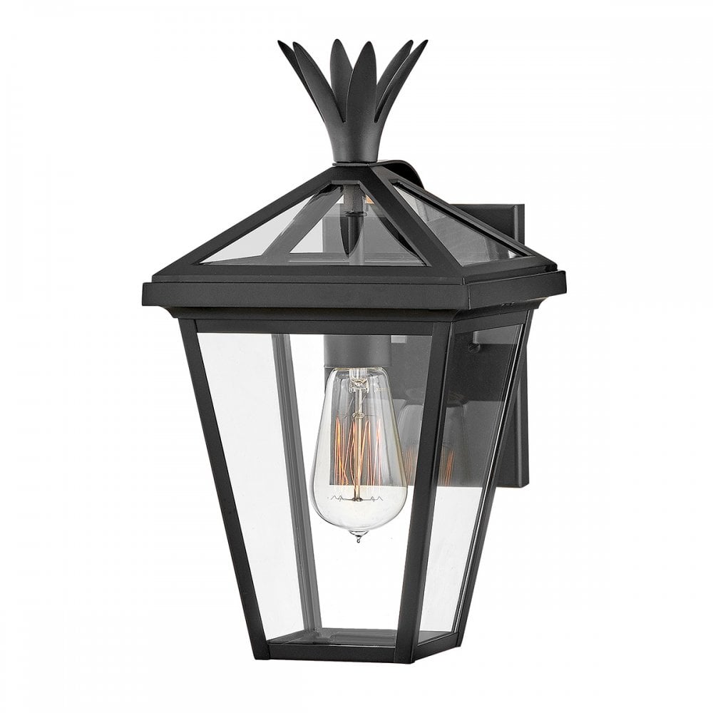 Hinkley Lighting HK-PALMA-S-BK Palma 1 Light Outdoor Small Wall Lantern Black