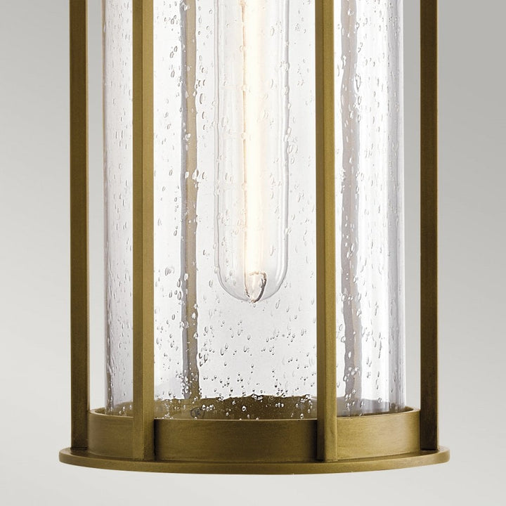 Kichler KL-CAMILLO-P-PNBR Camillo 1 Light Outdoor Pendant Painted Natural Brass