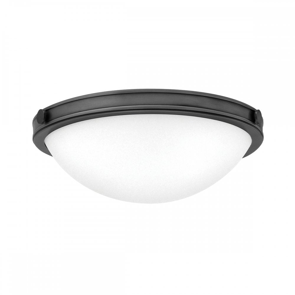 Hinkley Lighting HK-COLLIER-F-S-BX Collier 2 Light Small Flush Black Oxide