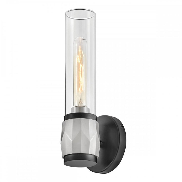Hinkley Lighting HK-ELLISON1-BK-BN Ellison 1 Light Bathroom Wall Light Black with Brushed Nickel