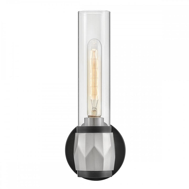 Hinkley Lighting HK-ELLISON1-BK-BN Ellison 1 Light Bathroom Wall Light Black with Brushed Nickel