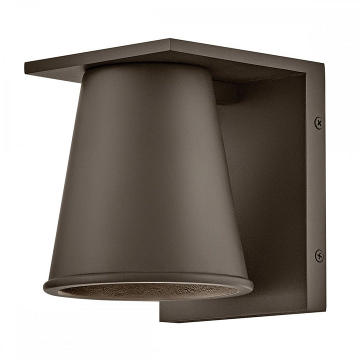Hinkley Lighting HK-HANS-S-ABZ Hans 1 Light Outdoor LED Wall Lantern Architectural Bronze