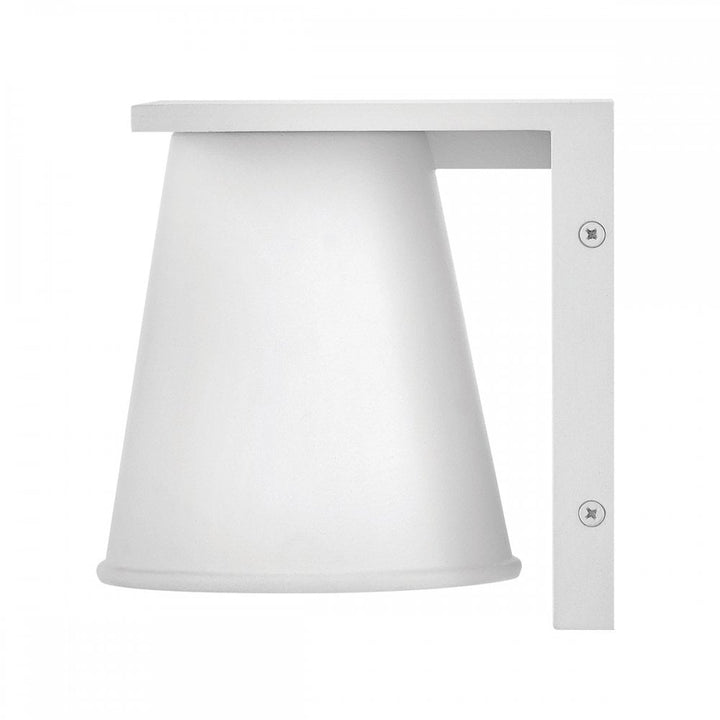 Hinkley Lighting HK-HANS-S-WHT Hans 1 Light Outdoor LED Wall Lantern Textured White