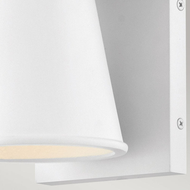 Hinkley Lighting HK-HANS-S-WHT Hans 1 Light Outdoor LED Wall Lantern Textured White