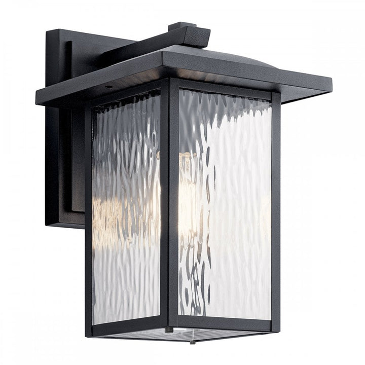 Kichler KL-CAPPANNA-M-BKT Cappanna 1 Light Medium Outdoor Wall Lantern Textured Black