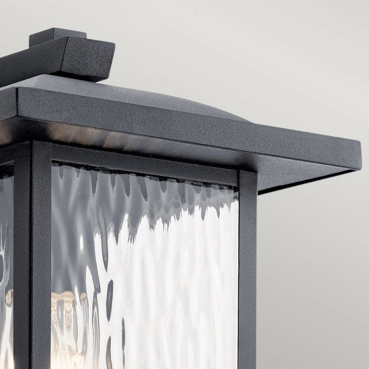 Kichler KL-CAPPANNA-M-BKT Cappanna 1 Light Medium Outdoor Wall Lantern Textured Black