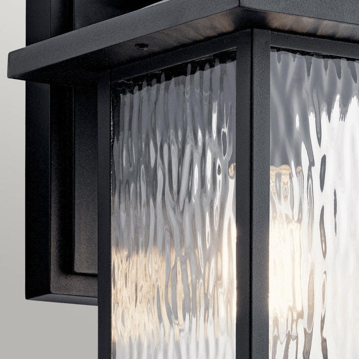 Kichler KL-CAPPANNA-M-BKT Cappanna 1 Light Medium Outdoor Wall Lantern Textured Black