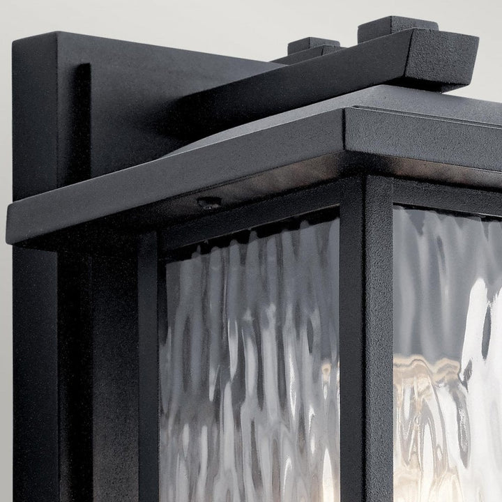 Kichler KL-CAPPANNA-S-BKT Cappanna 1 Light Small Outdoor Wall Lantern Textured Black