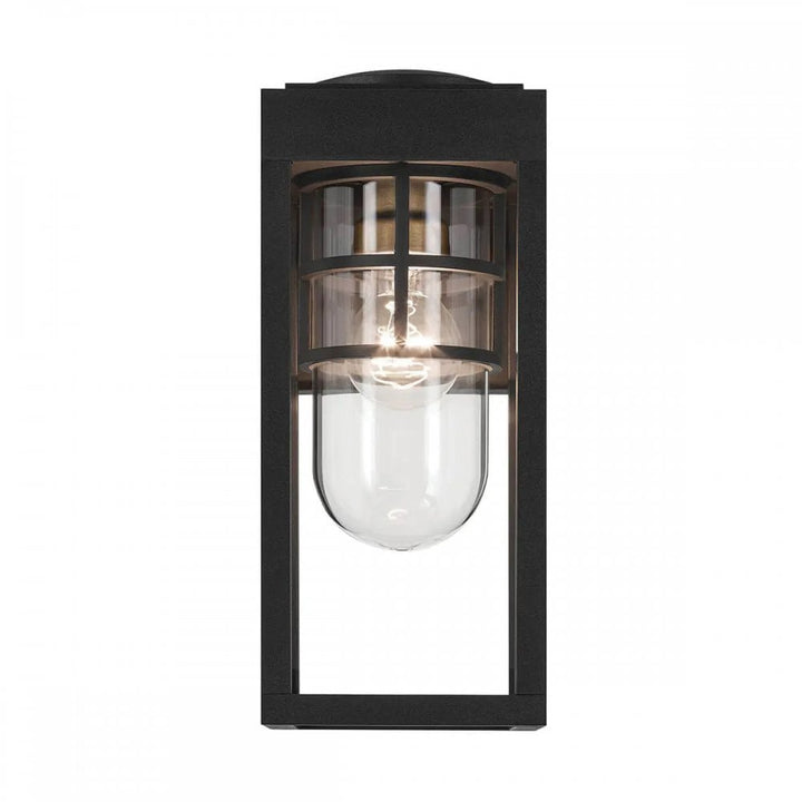 Kichler KL-HONE-S-BKT Hone 1 Light Small Outdoor Wall Lantern Textured Black