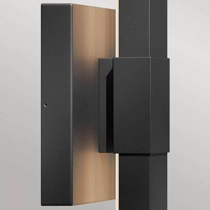 Kichler KL-NOCAR-L-BK Nocar Large LED Outdoor Wall Light Textured Black