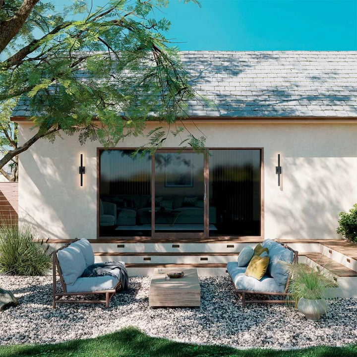 Kichler KL-NOCAR-L-BK Nocar Large LED Outdoor Wall Light Textured Black