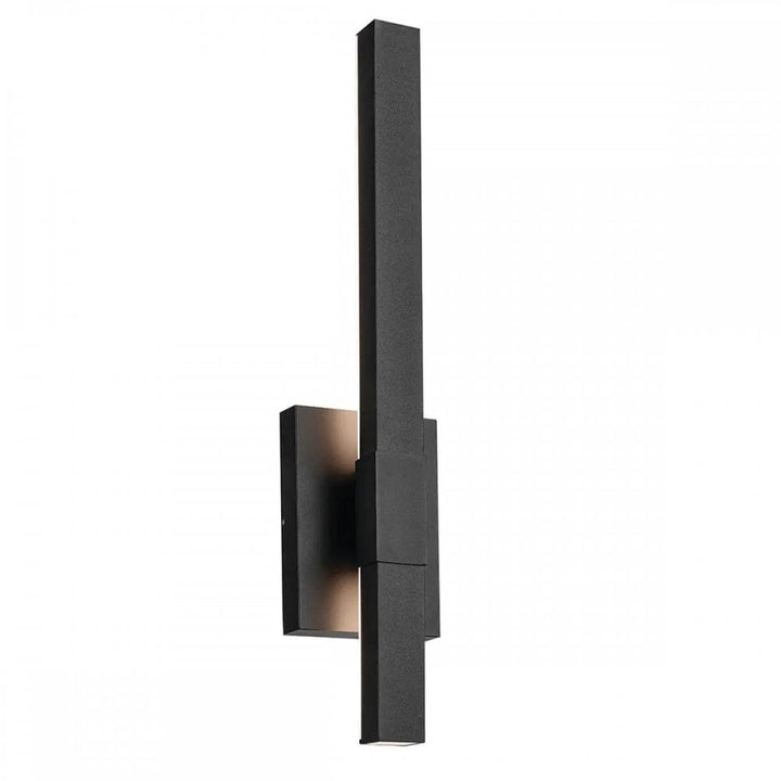 Kichler KL-NOCAR-M-BK Nocar Medium LED Outdoor Wall Light Textured Black