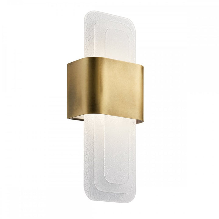 Kichler KL-SERENE-LED-W-NBR Serene LED Wall Light Natural Brass