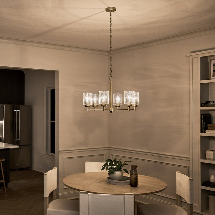 Kichler KL-WINSLOW6-NBR Winslow 6 Light Chandelier Natural Brass