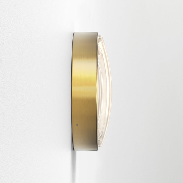 Astro 1032018 Montreal Round 300 Outdoor Wall Light PVD Brushed Brass