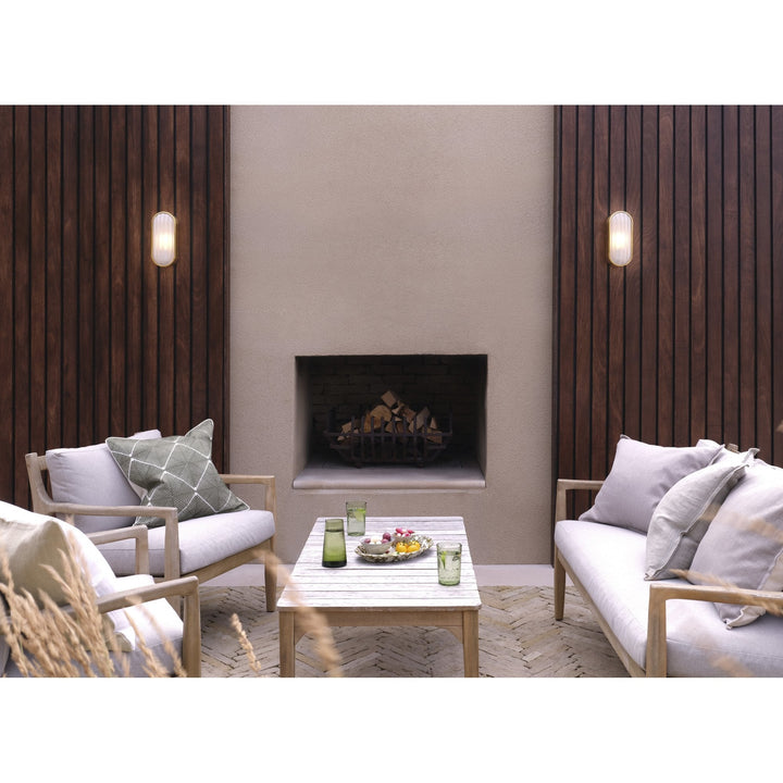 Astro 1032019 Montreal Oval Outdoor Wall Light PVD Brushed Brass