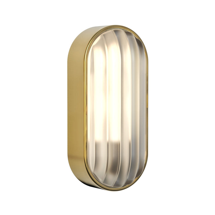 Astro 1032019 Montreal Oval Outdoor Wall Light PVD Brushed Brass