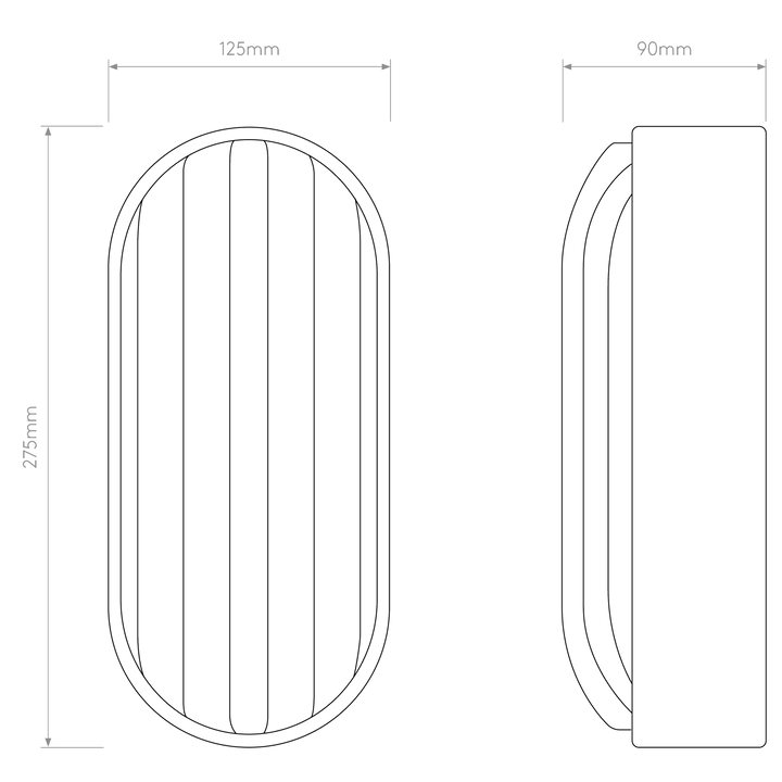 Astro 1032019 Montreal Oval Outdoor Wall Light PVD Brushed Brass