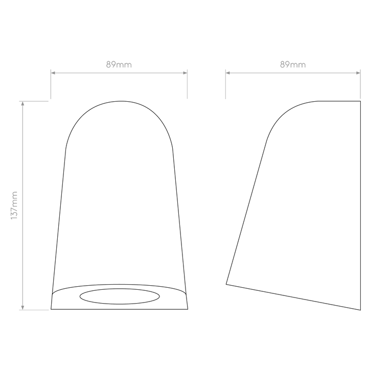 Astro 1317022 Mast Light Outdoor Wall Light Gloss Glaze Black