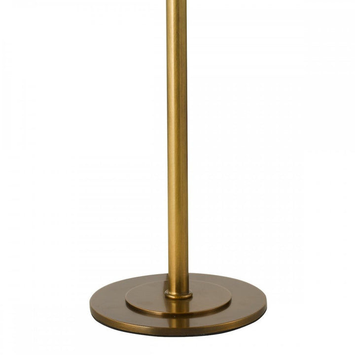 Dar NOU4263 Noura Table Lamp Antique Bronze and Ivory With Shade