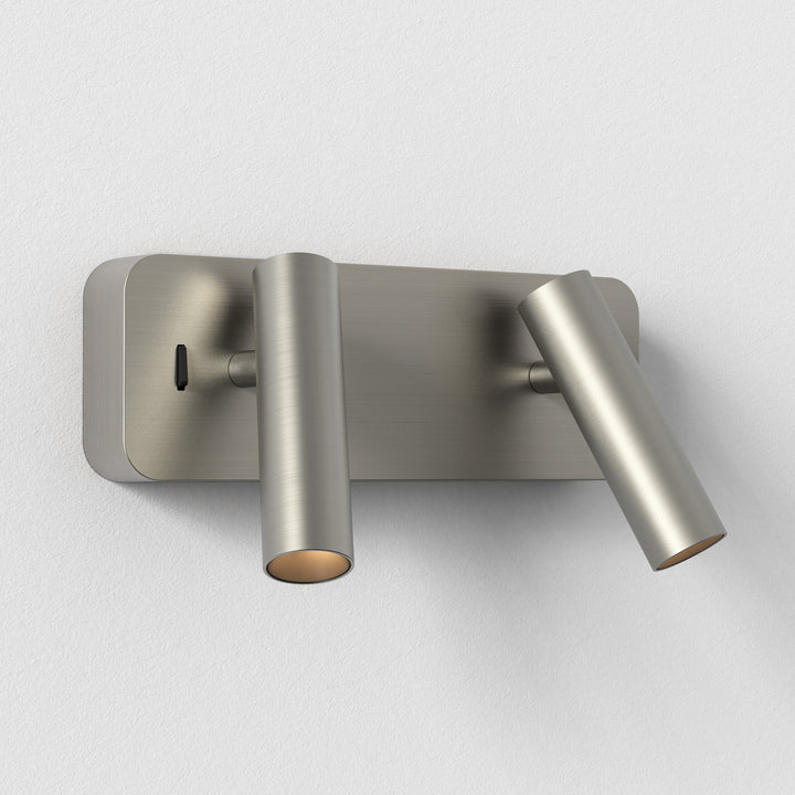 Astro 1058195 Enna Twin LED Reading Light Matt Nickel