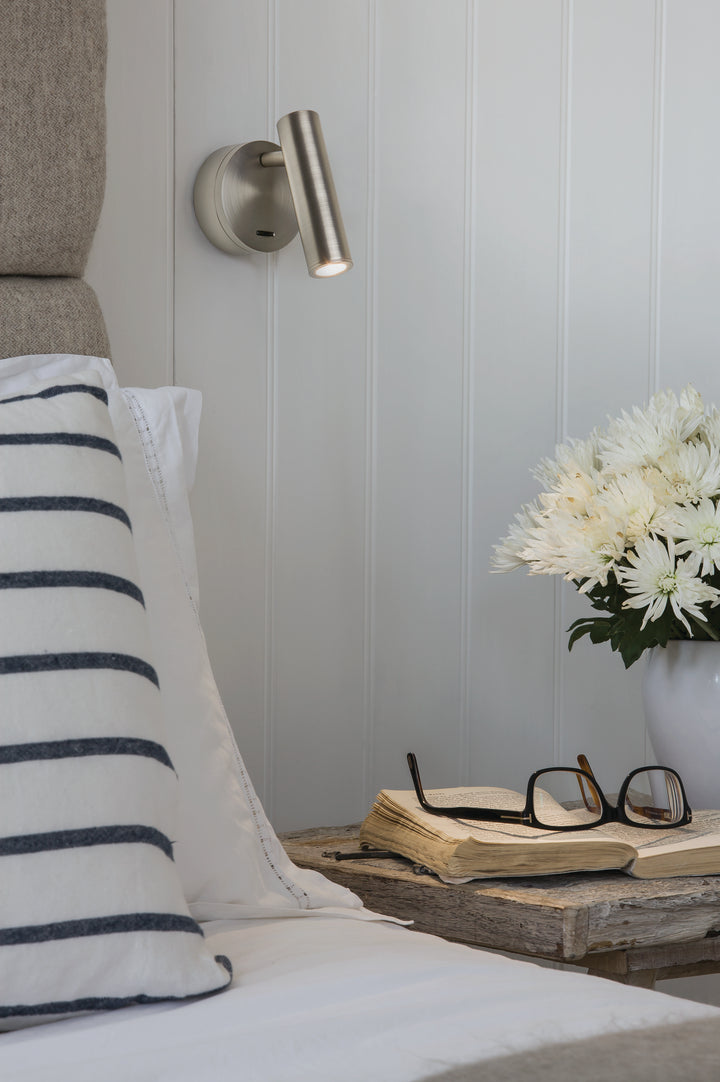 Astro 1058013 Enna Surface LED Reading Light Matt Nickel