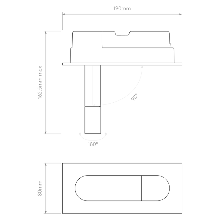 Astro 1323046 Digit LED Reading Light Polished Chrome
