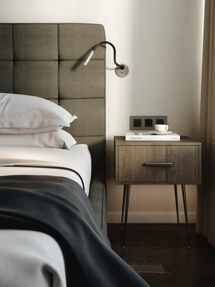 Astro 1435010 Lucca Recessed LED Reading Light Matt Nickel