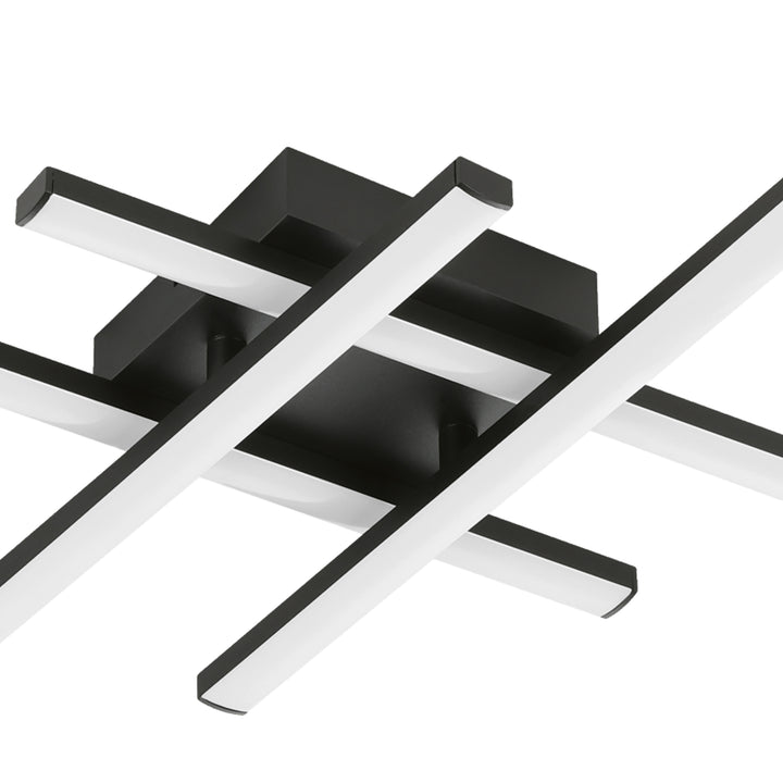 Eglo 75824 Vascella Steel & Plastic LED Neutral White Modern Ceiling Light Square