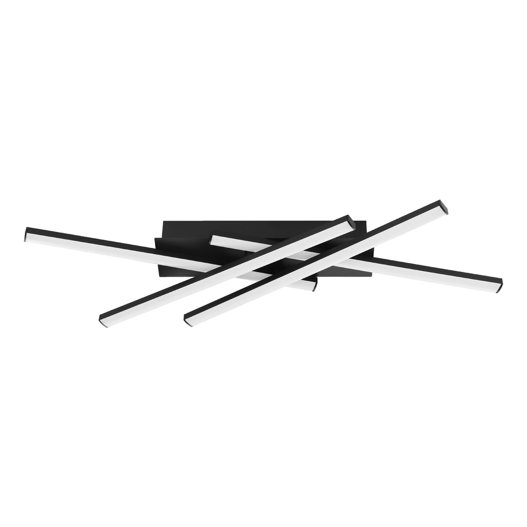 Eglo 75825 Vascella Steel & Plastic LED Neutral White Modern Ceiling Light Rectangular