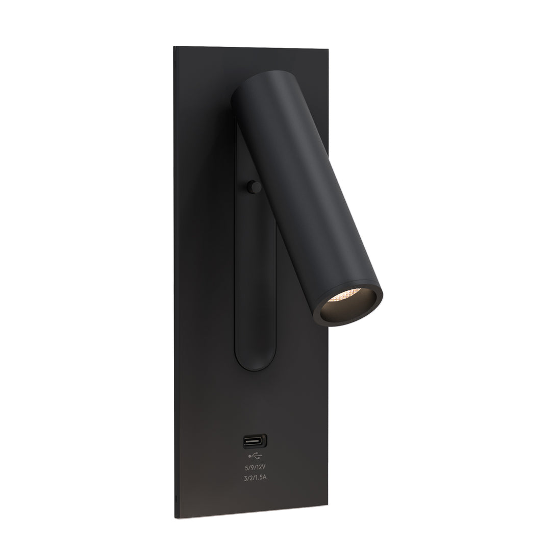 Astro 1215144 Fuse 3 USB C LED Reading Light Matt Black