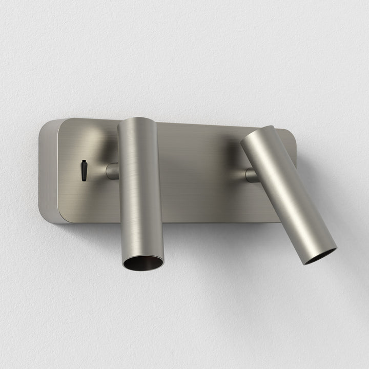 Astro 1058195 Enna Twin LED Reading Light Matt Nickel