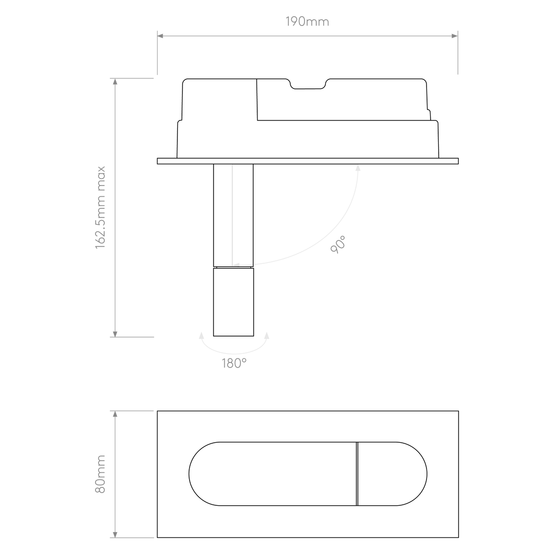 Astro 1323044 Digit LED Reading Light Matt Gold