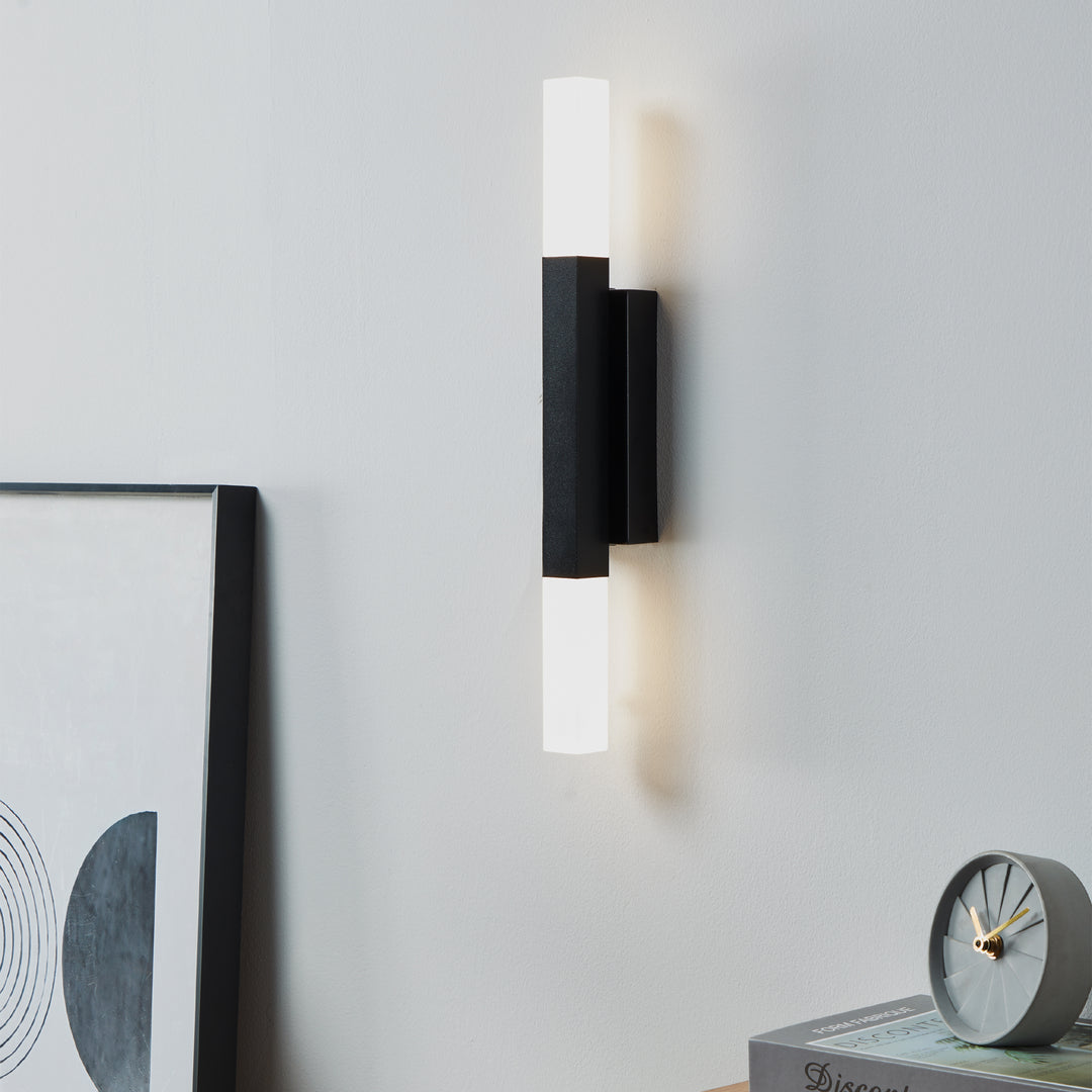 Eglo 900617 Alcudia Metal & Plastic Bathroom Mirror Light Black