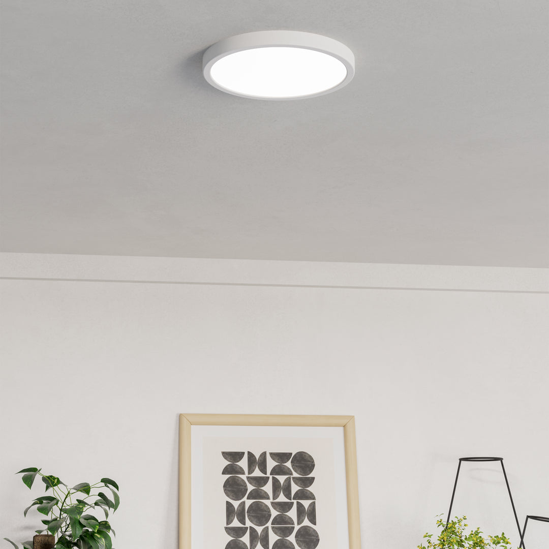 Eglo 901308 Fueva 6 IP20 White Plastic Ceiling Light