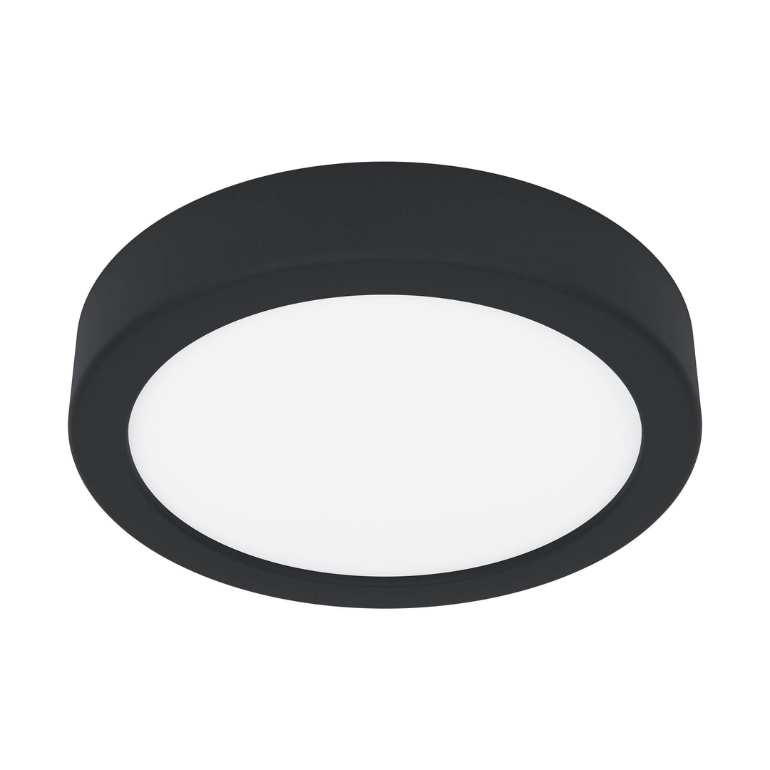 Eglo 901324 Fueva 6 IP44 LED CCT Plastic Ceiling Light (D) 16.6cm Black