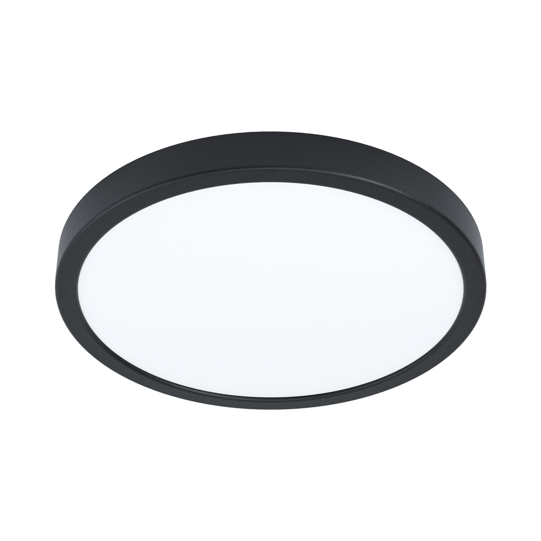 Eglo 901373 Fueva 6-Z Smart Control RGB IP44 Plastic Ceiling Light 27.8cm Black