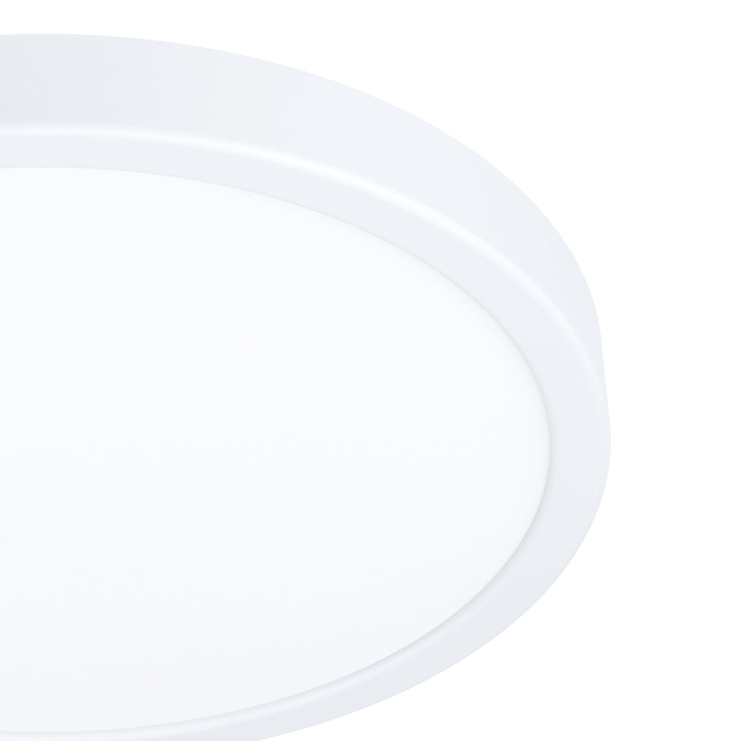 Eglo 901377 Fueva 6-Z Smart Control RGB IP44 Plastic Ceiling Light 27.8cm White